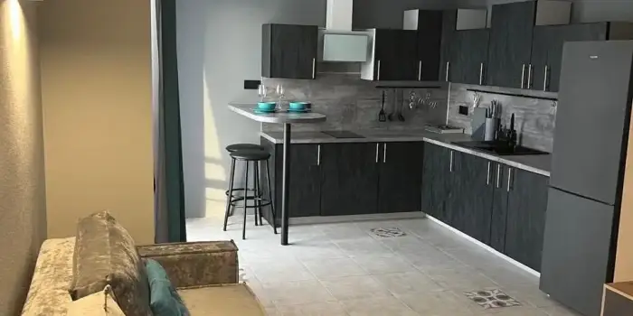  Трехкомнатный Apartment с кухней  с 4 балконами