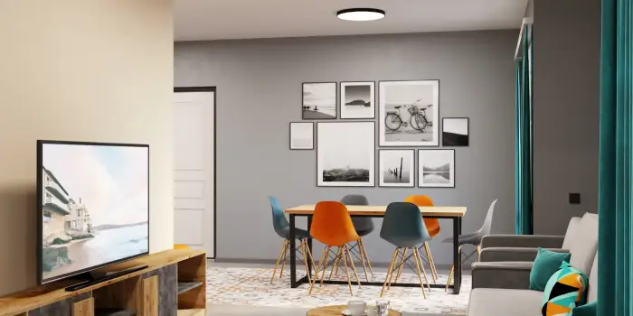  Трехкомнатный Apartment с кухней  с 4 балконами