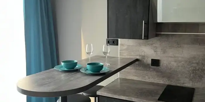  Трехкомнатный Apartment с кухней  с 4 балконами